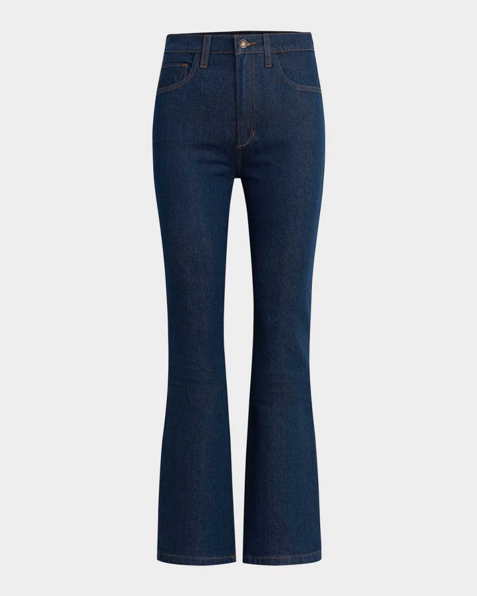 The Valentina Super High-Rise Mini Bootcut Jeans